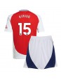 Arsenal Jakub Kiwior #15 Kotipaita Lasten 2024-25 Lyhythihainen (+ shortsit)